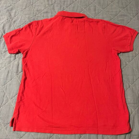 Men's Red Polo Shirt Size 5 - Picture 6 of 6